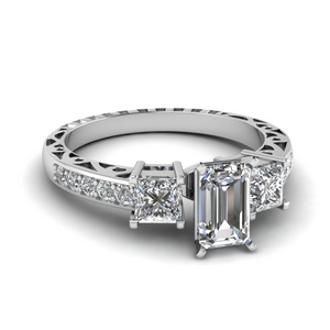 Vintage Style Engagement Rings