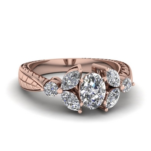 Oval Vintage Engagement Rings