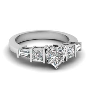 Art Deco Bar Lab Diamond Ring