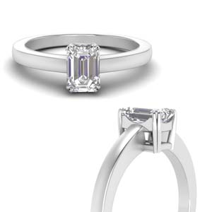 One Carat Solitaire Diamond Rings