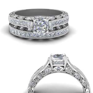Princess Cut Bridal Ring Sets