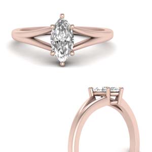 
Marquise Cut Solitaire Engagement Rings
