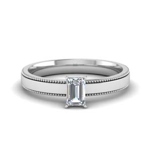 Best Emerald Cut Solitaire Rings