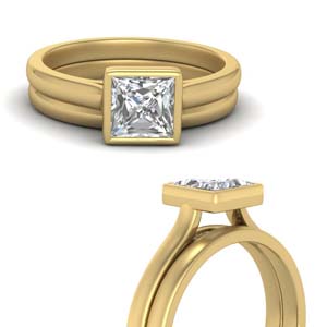 Princess Cut Bridal Ring Sets