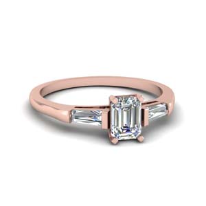 Emerald Cut Lab Diamond Ring
