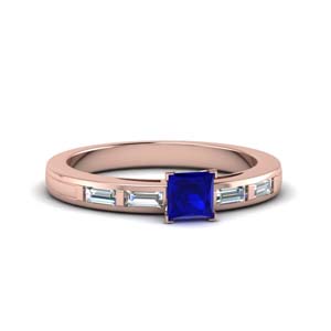 Channel Set Sapphire Alternative Ring