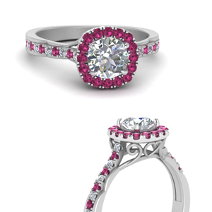Pink Sapphire Rings For Her