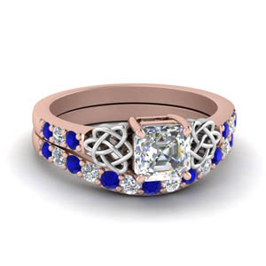 celtic asscher cut diamond wedding ring set with sapphire in FDENS2255B1ASGSABL NL RG.jpg