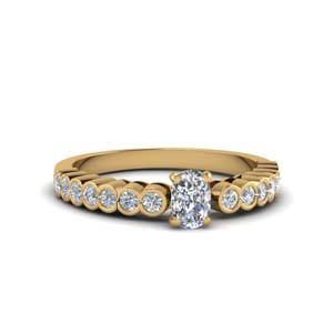 Affordable Delicate Cushion Diamond Ring