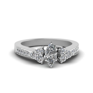 Moissanite Marquise Diamond Ring
