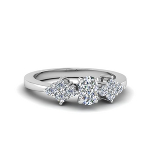 Cluster Diamond Ring For Women