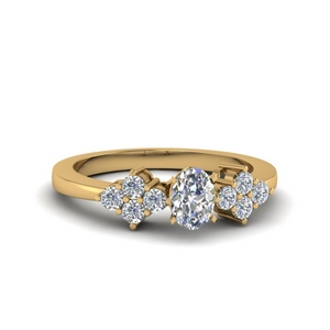 Oval Shaped Petite Engagement Rings