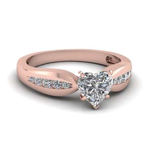 1 Carat Heart Diamond Ring