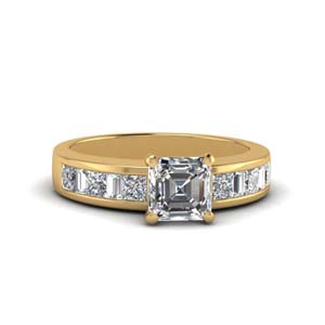 Engagement Rings With Asscher Diamond