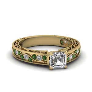 Vintage Inspired Lab Grown Diamond Ring