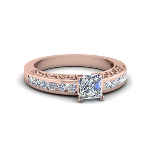 Princess Cut Vintage Engagement Ring