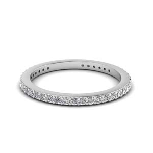Thin Diamond Stackable Eternity Band