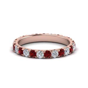 Ruby Eternity Band For Women