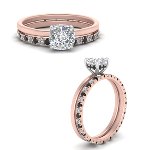 Thin Engagement Ring Set