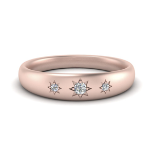 Starburst Diamond Band Ring