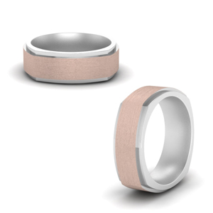 Two Tone Brushed Comfort Fit Band