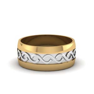 Gold Infinity Design Band