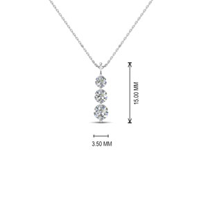 drop diamond pendant