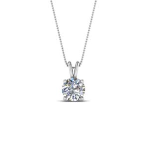 0.50 Ct. Round Diamond Necklace