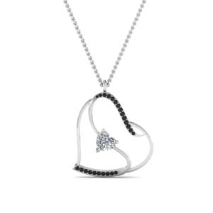 S With Heart Design Pendant