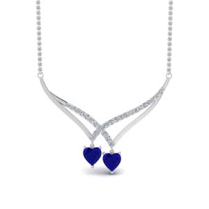 v-design-diamond-dual-drop-necklace-with-sapphire-in-FDPD8832GSABLANGLE2-NL-WG