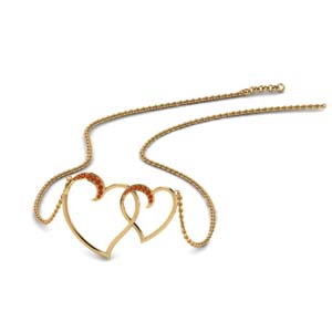 Heart Interlocked Necklace