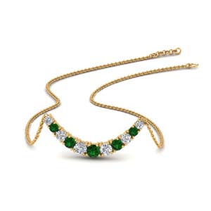 1-carat-diamond-graduated-smile-necklace-with-emerald-in-FDPD9195GEMGR-NL-YG