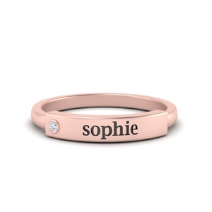 Personalized Promise Ring 