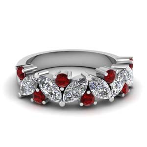 Marquise Diamond Wedding Ring